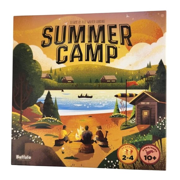 Summer Camp Board Game By Buffalo Games For Ages 10+ 2-4 Players 30-45 Minutes P - Picture 1 of 9